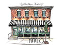 Butchertown Grocery watercolor print by Bri Bowers