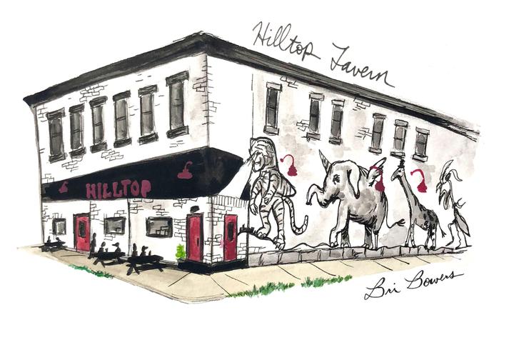 Bri Bowers - Hilltop Tavern Print