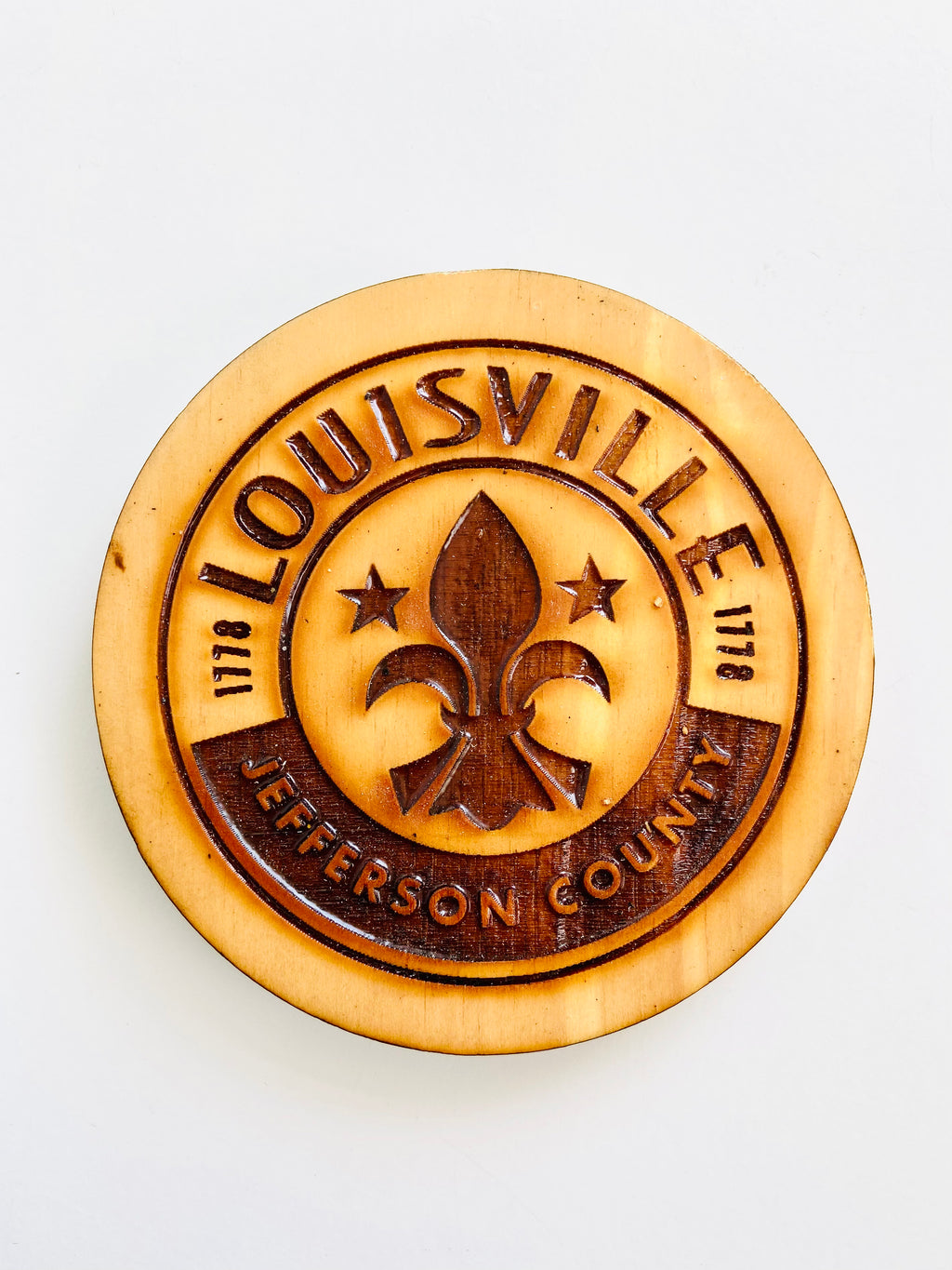 Black Cats with Lasers - Laser Cut Louisville Coasters