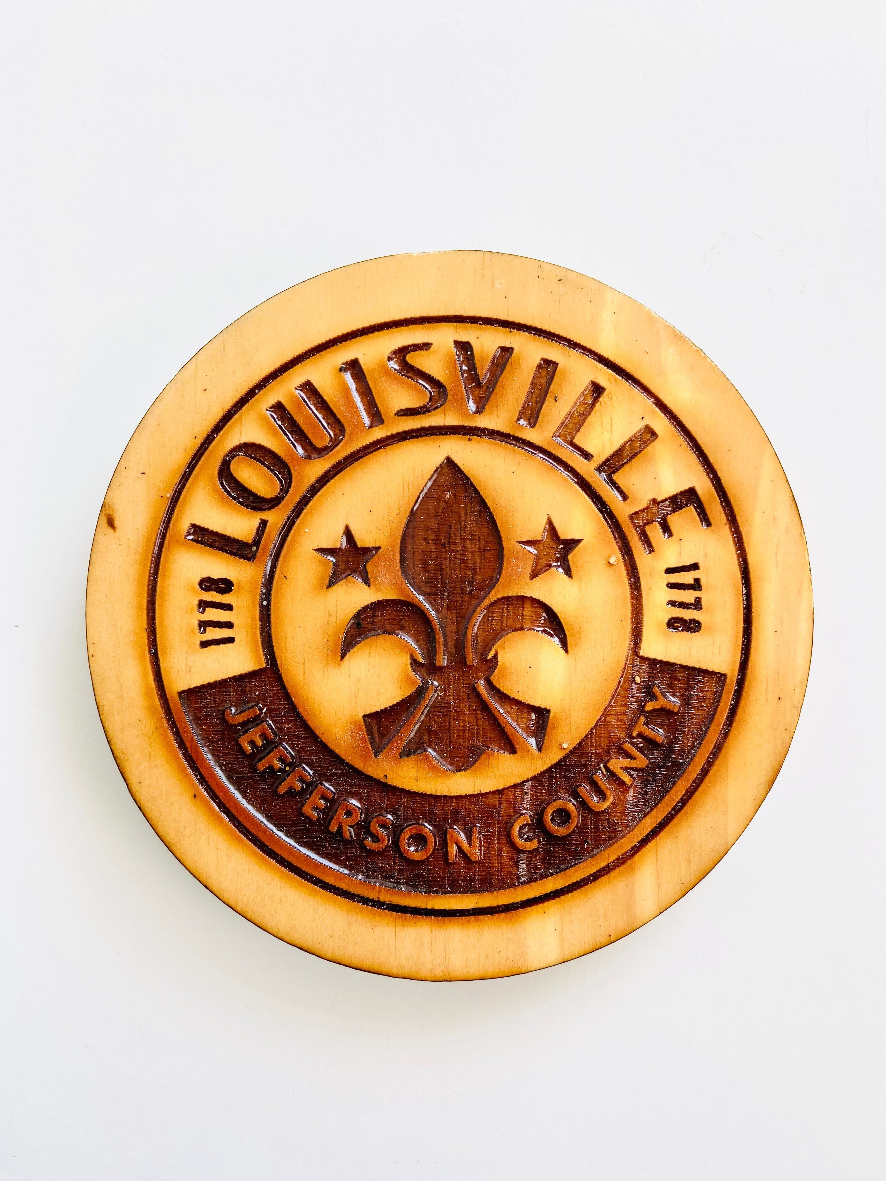 Black Cats with Lasers - Laser Cut Louisville Coasters