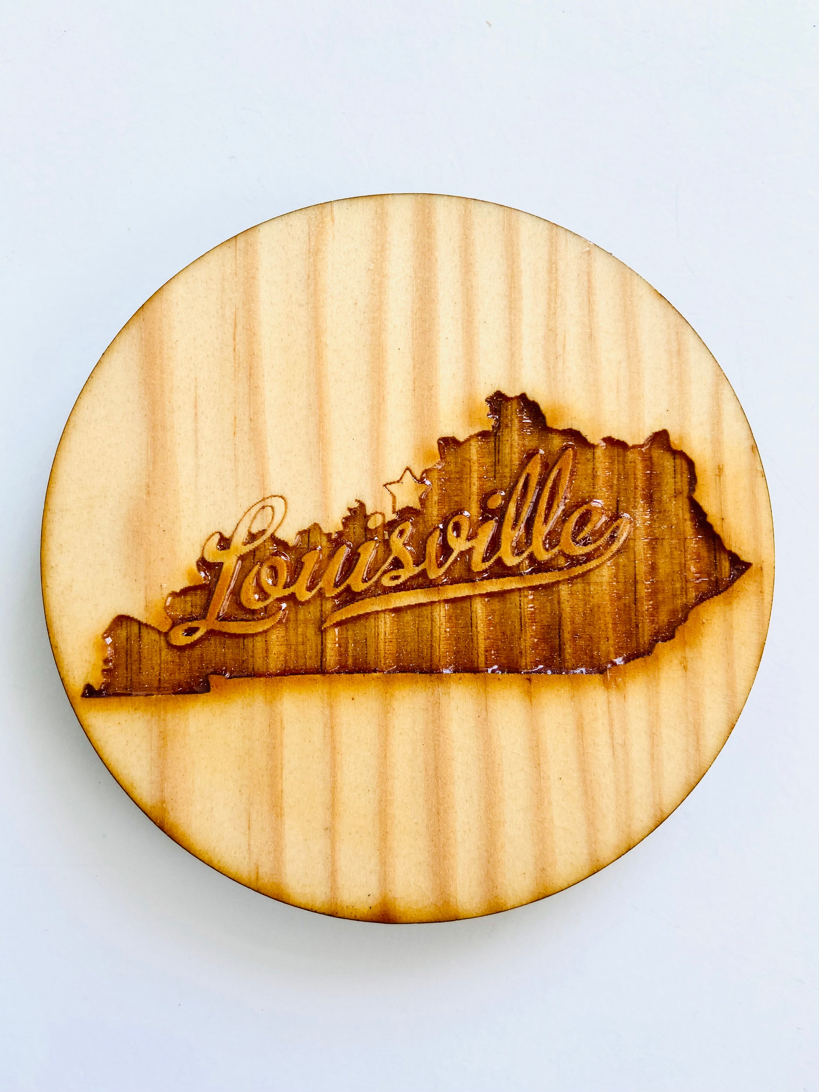 Black Cats with Lasers - Laser Cut Louisville Coasters