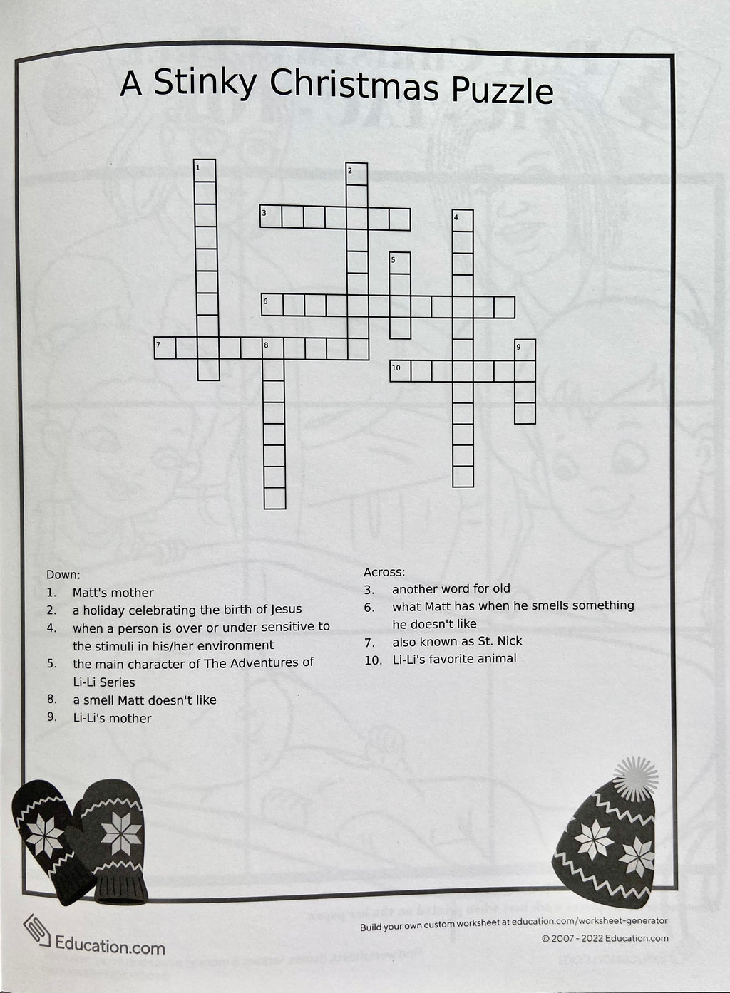 Gin Noon Spaulding - Christmas Activity Book