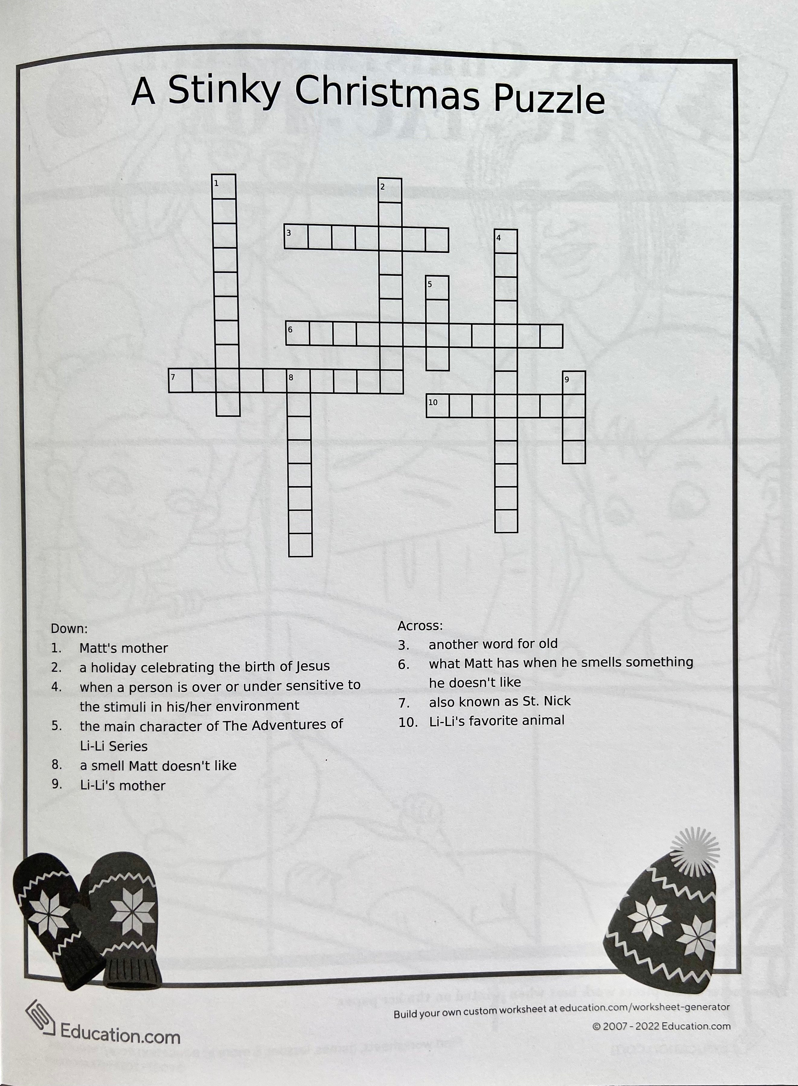 Gin Noon Spaulding - Christmas Activity Book