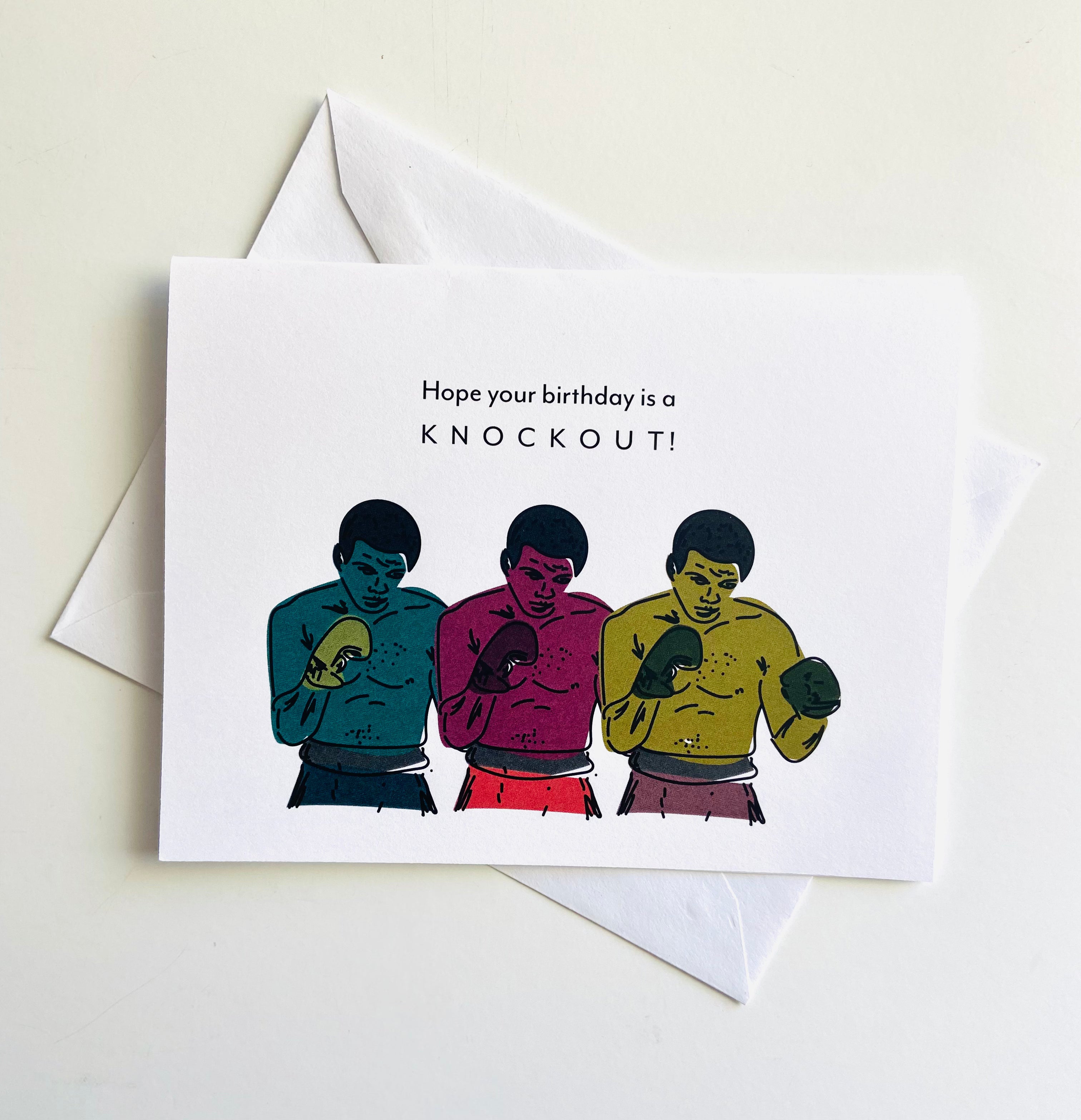 Madsee Cards - Birthday Knockout