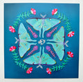 Guided Hand Studio- Moth "Transformation Sigil" Print