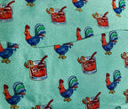 Bluegrass Bowtie Company - Teal Cocktails Bow tie