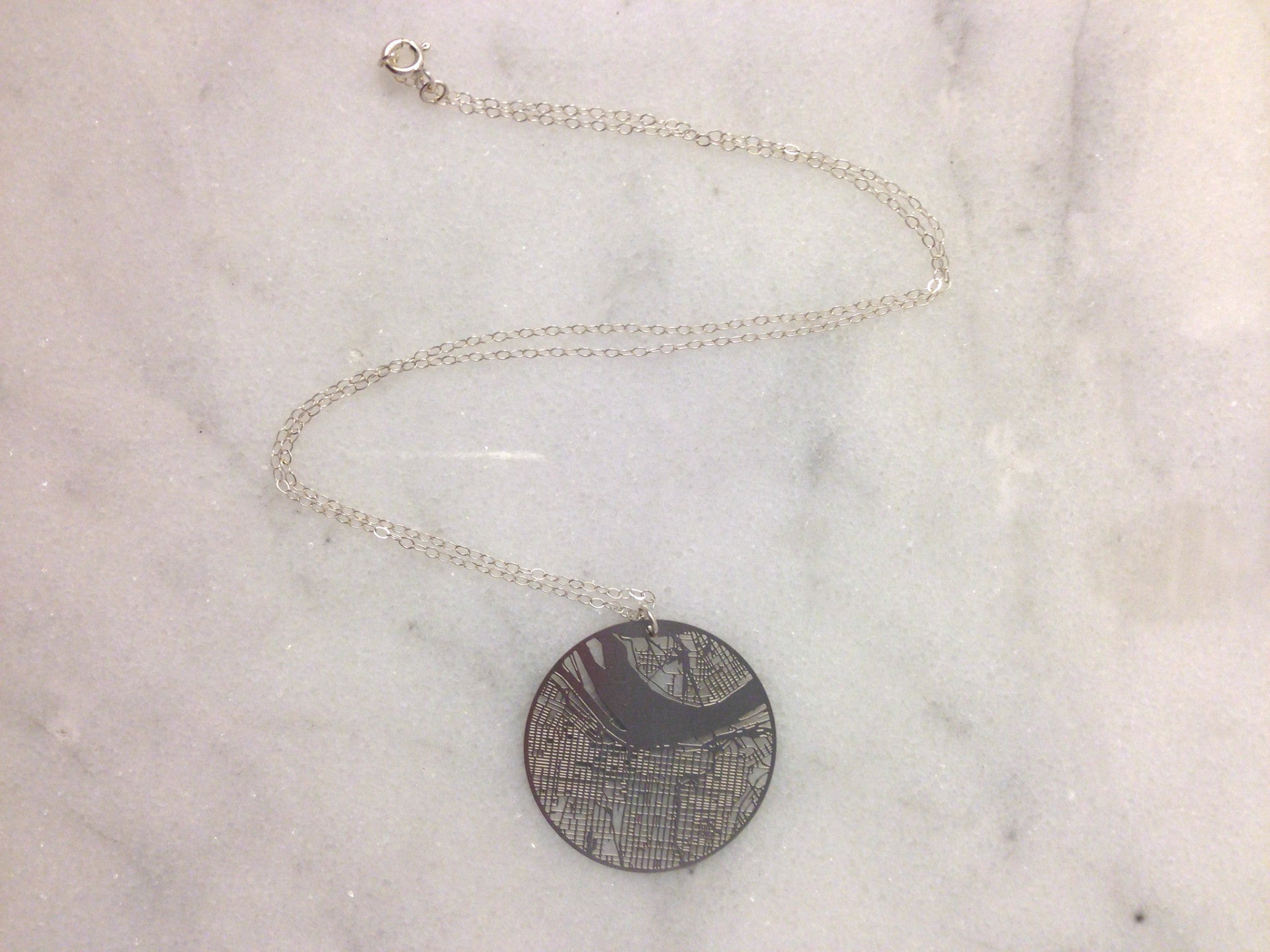 Louisville City Grid Necklace – Revelry Boutique Gallery