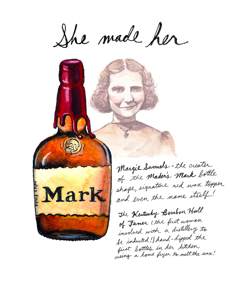 She Made Her Mark (Margie Samuels) Print by Bri Bowers
