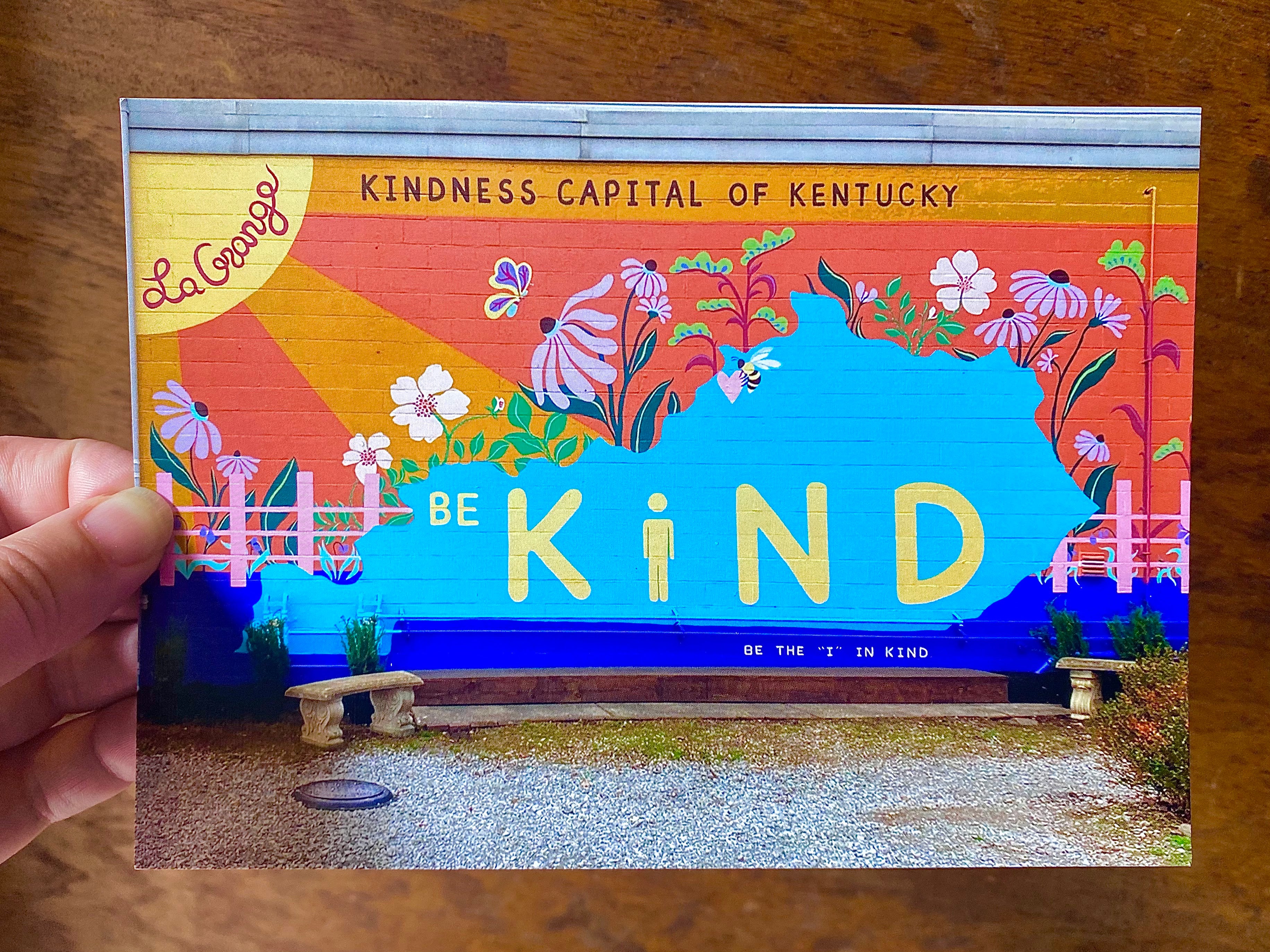 Liz Richter - La Grange Kindness Mural Oversized Postcard