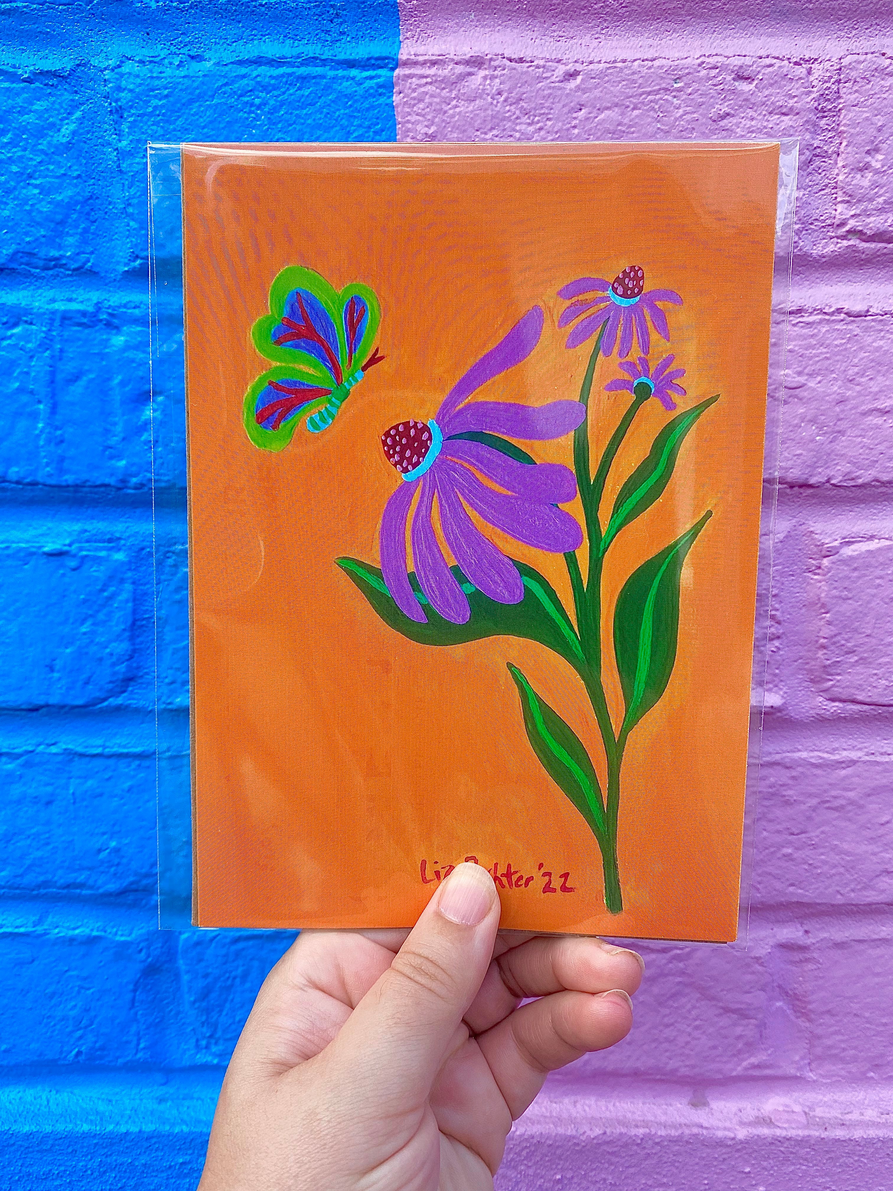 Liz Richter - Coneflower: Strength Print