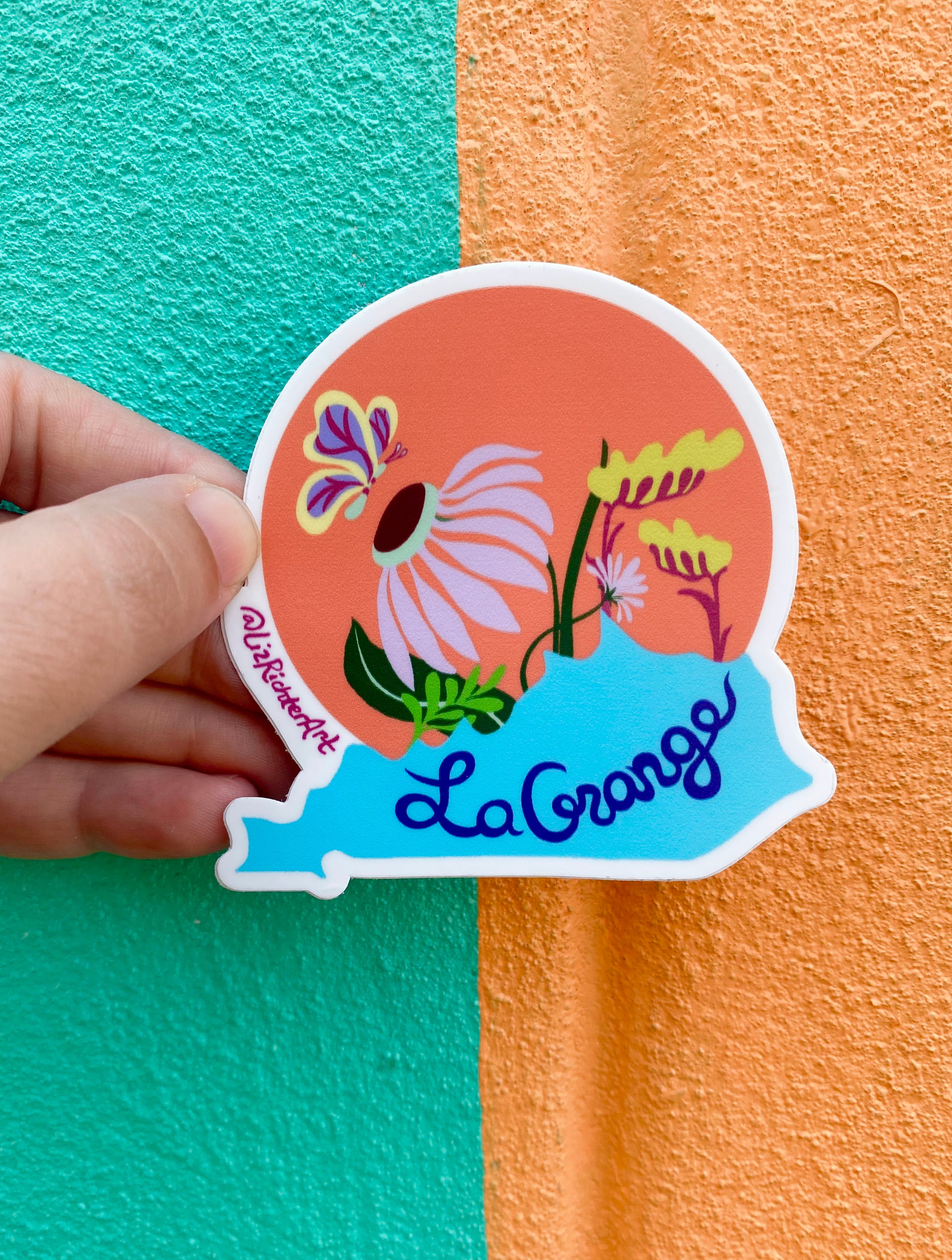 Liz Richter - La Grange Kindness Mural Sticker
