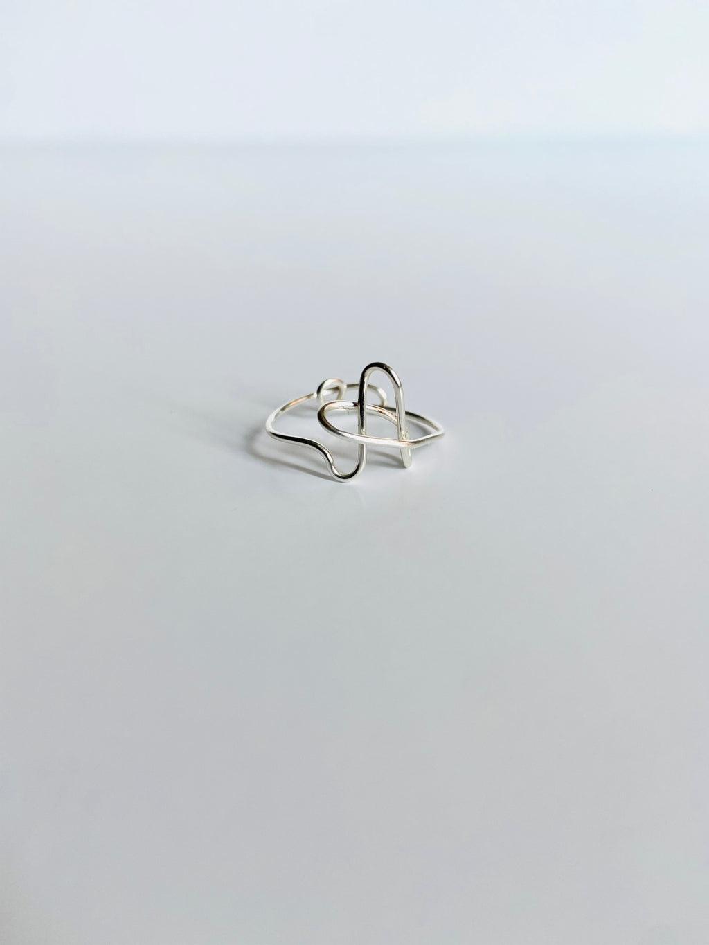 Gretchen Leachman - Initial Wire Wrapped Rings