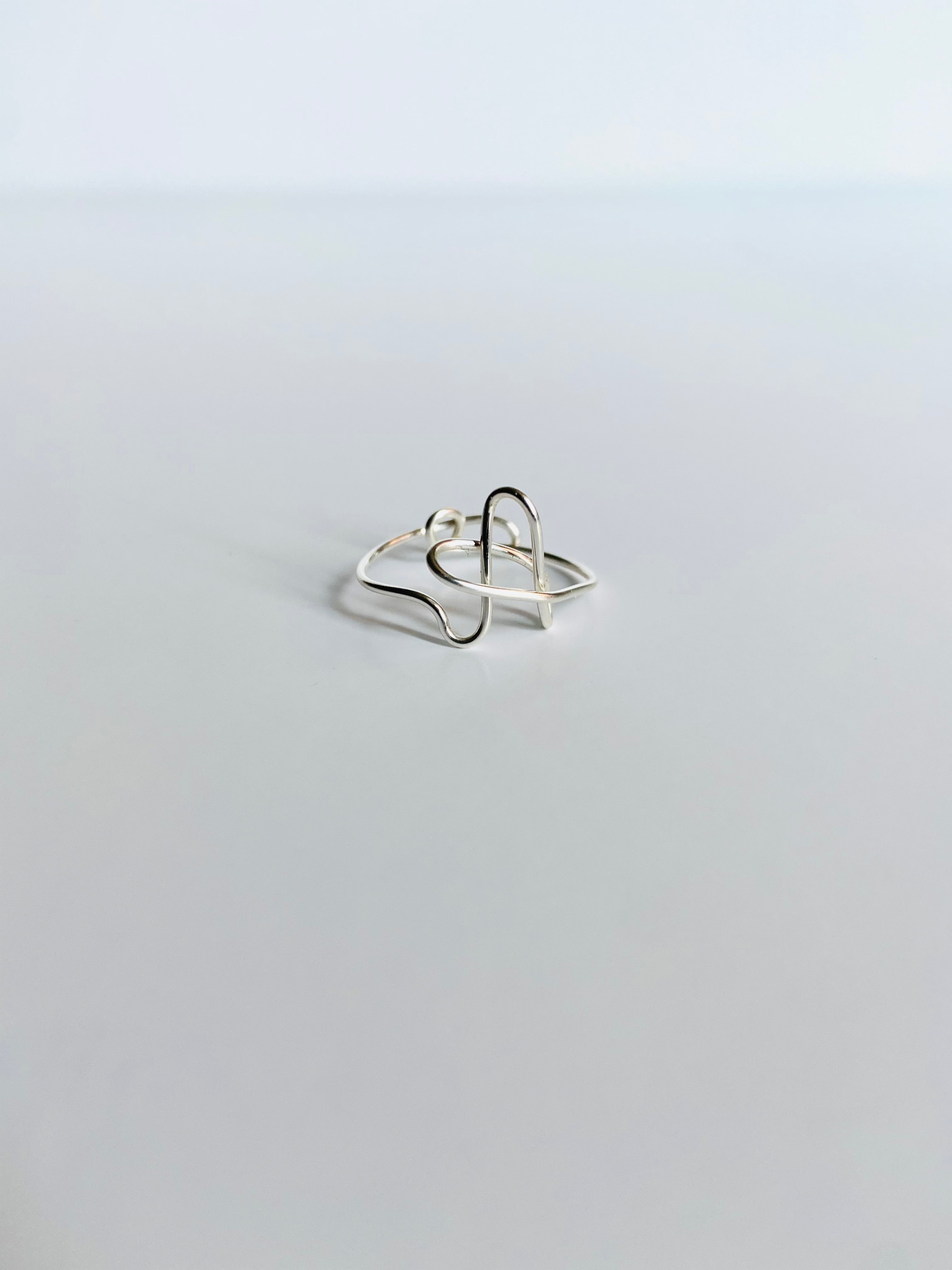Gretchen Leachman - Initial Wire Wrapped Rings