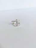 Gretchen Leachman - Initial Wire Wrapped Rings