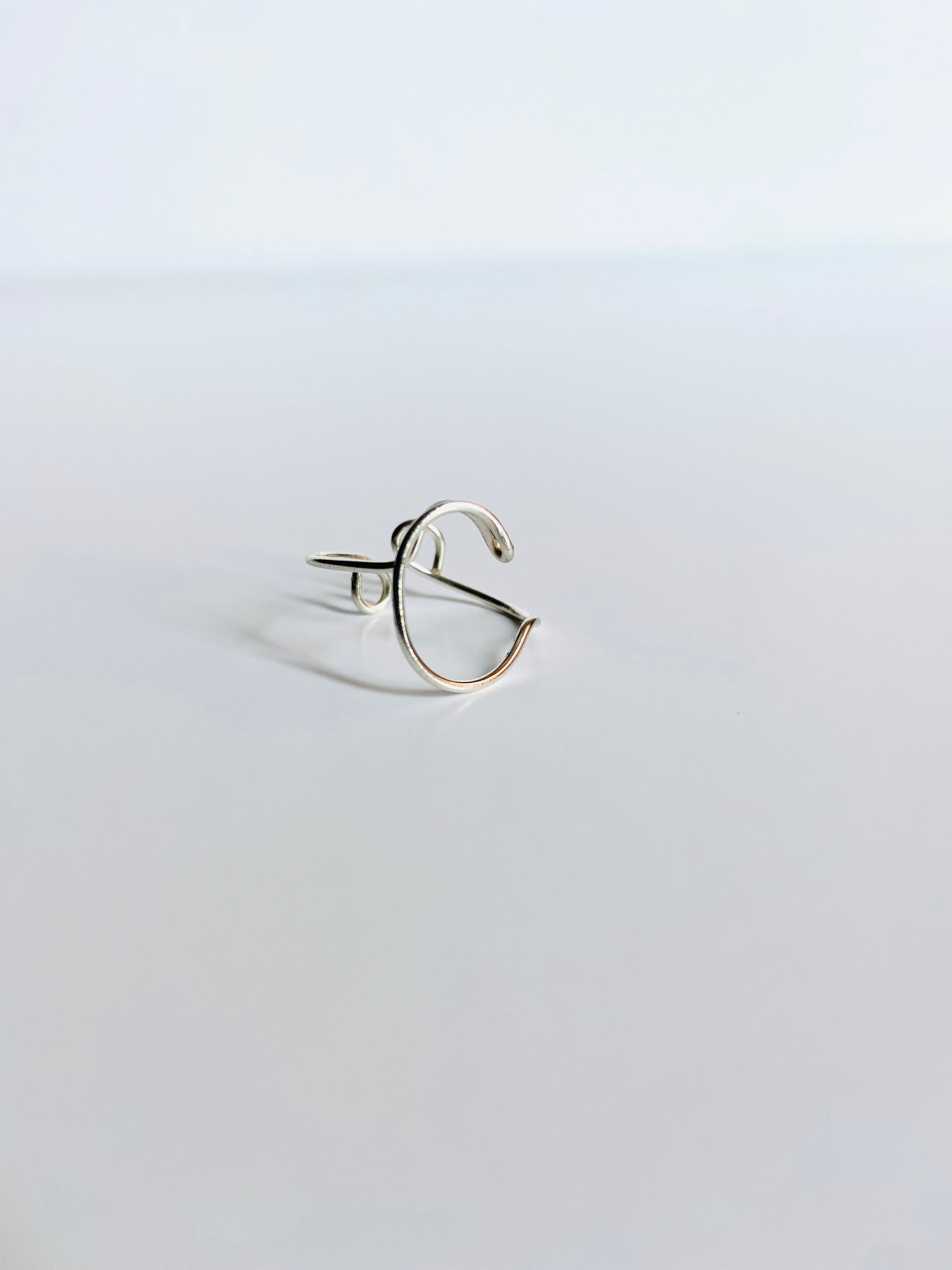 Gretchen Leachman - Initial Wire Wrapped Rings