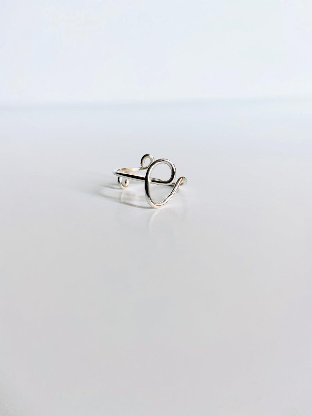 Gretchen Leachman - Initial Wire Wrapped Rings