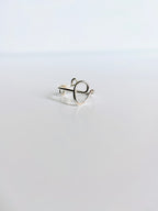 Gretchen Leachman - Initial Wire Wrapped Rings