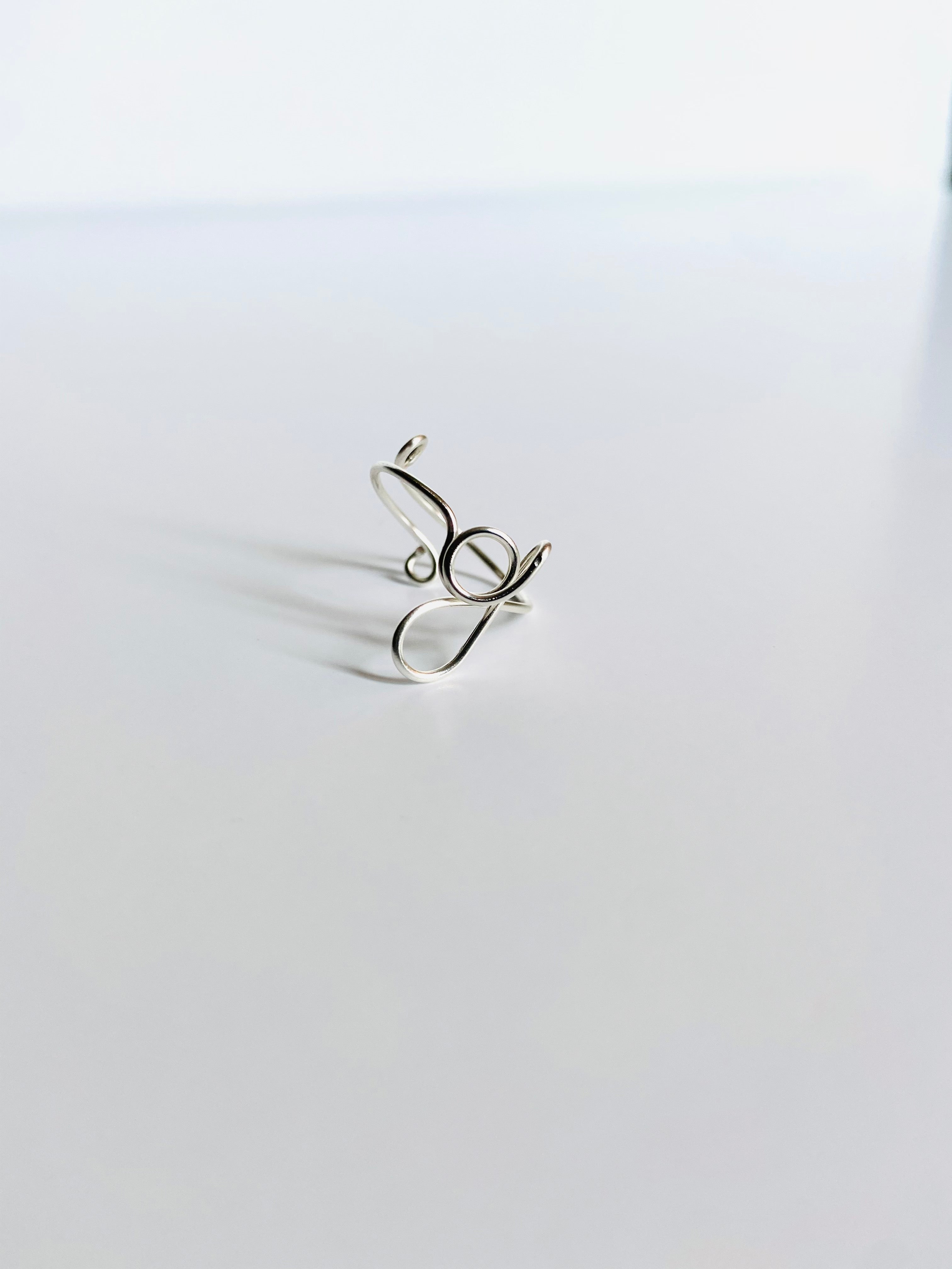 Gretchen Leachman - Initial Wire Wrapped Rings