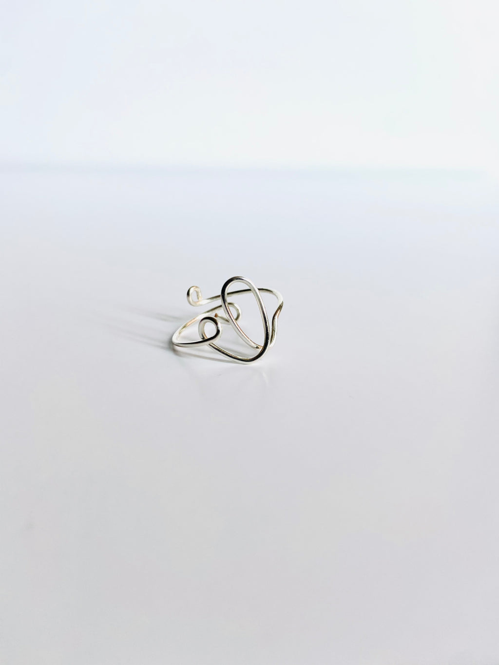 Gretchen Leachman - Initial Wire Wrapped Rings