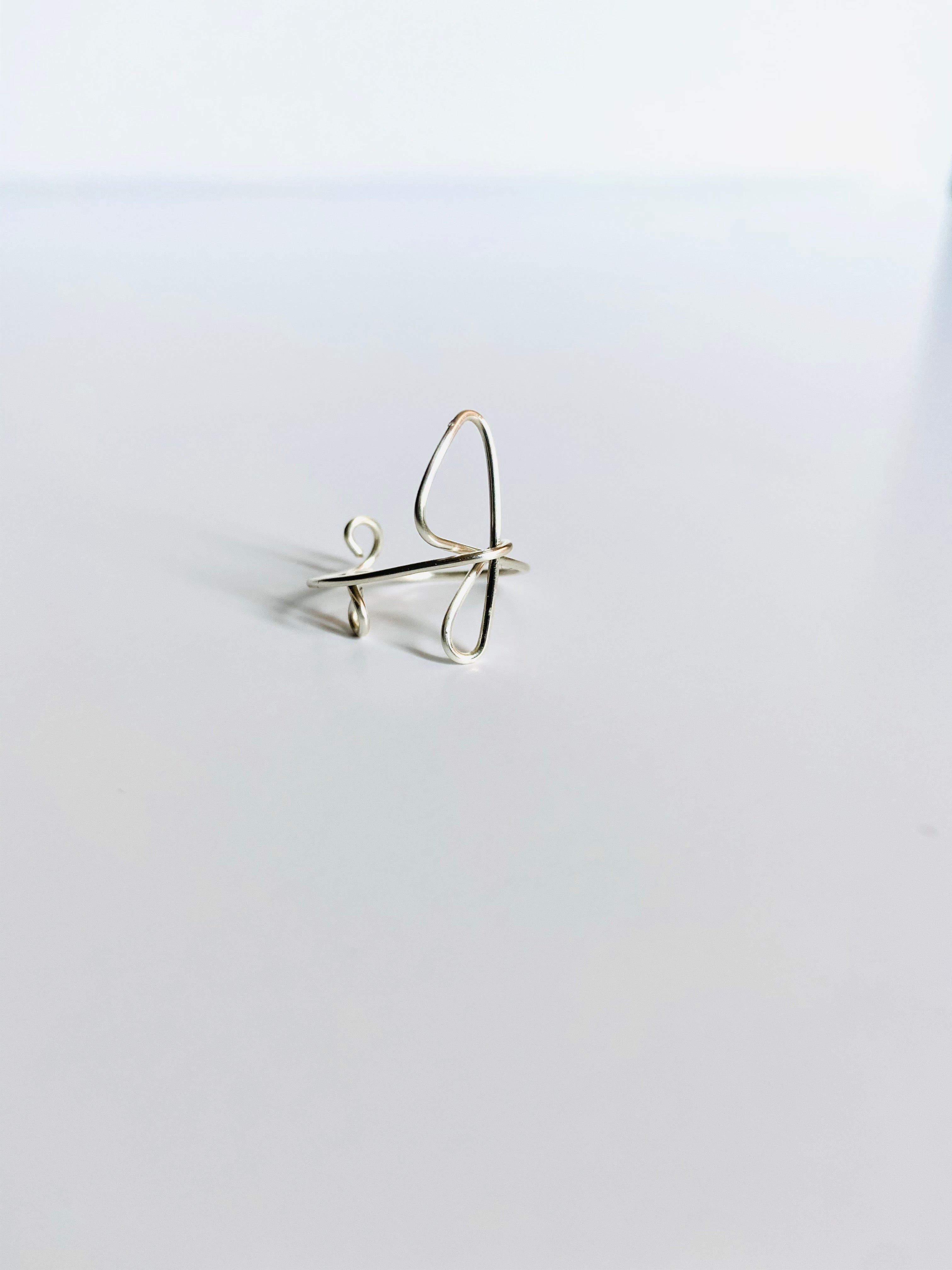 Gretchen Leachman - Initial Wire Wrapped Rings