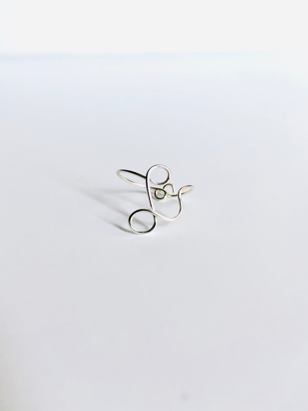 Gretchen Leachman - Initial Wire Wrapped Rings