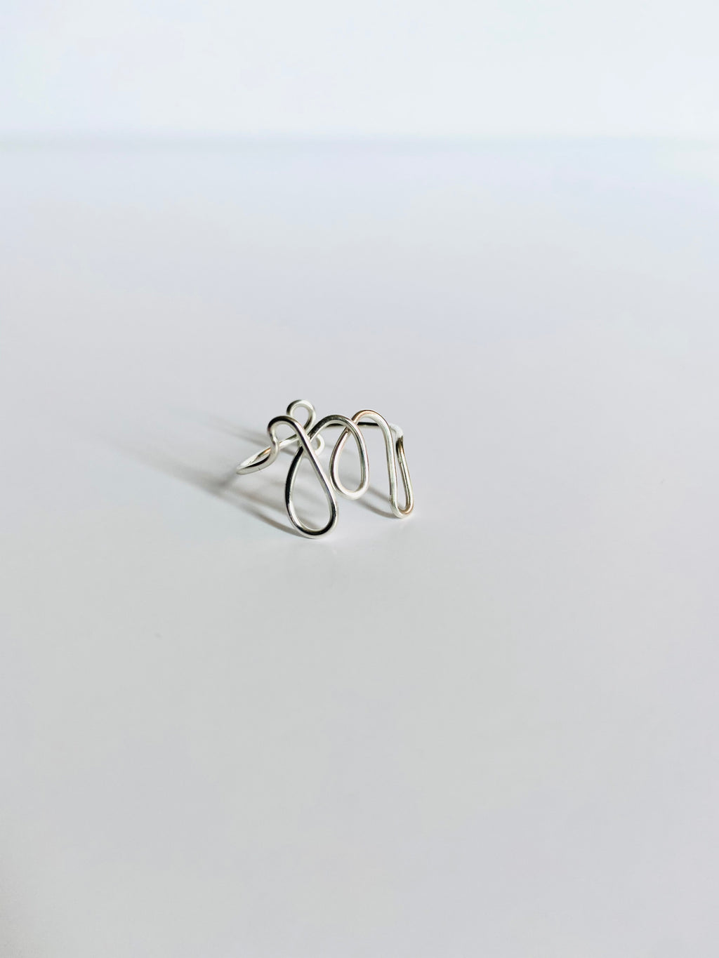 Gretchen Leachman - Initial Wire Wrapped Rings