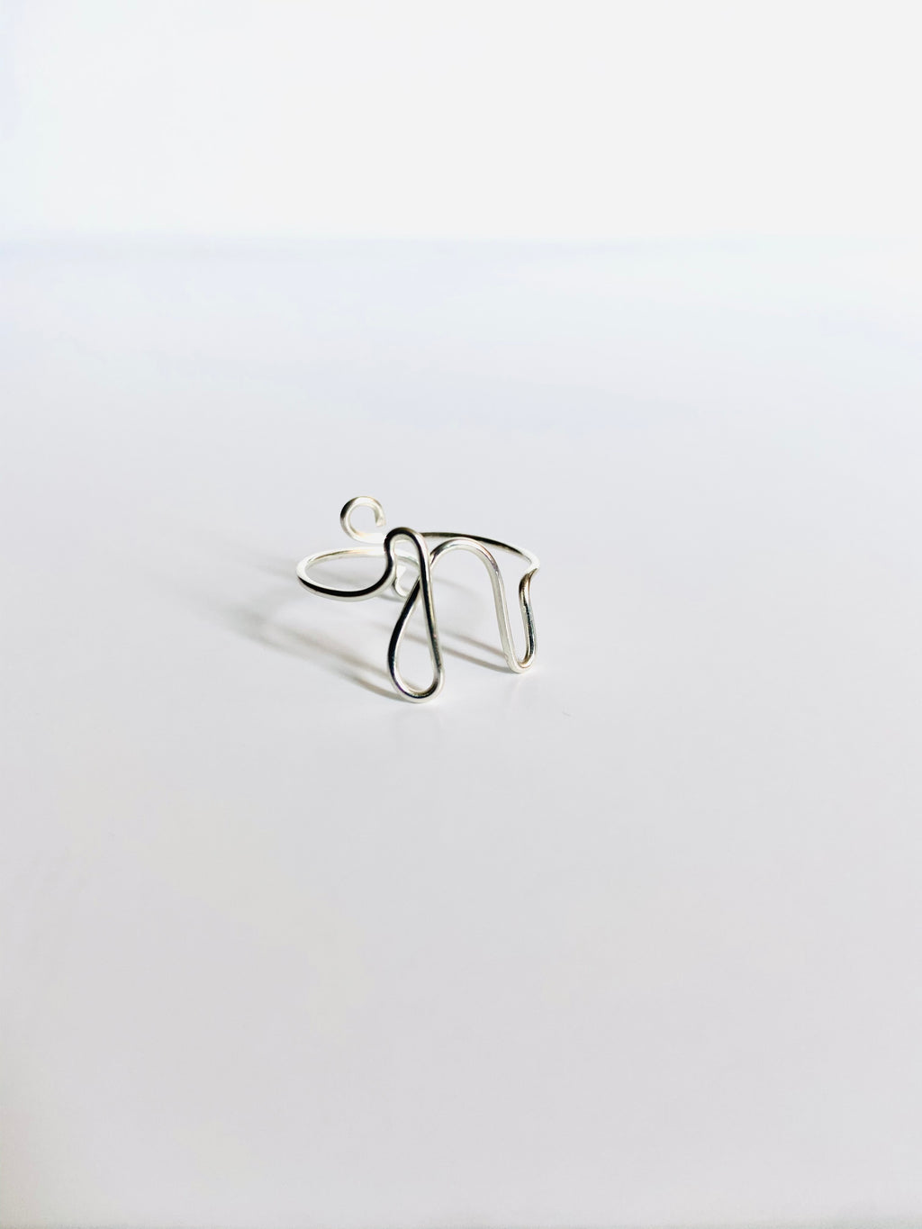 Gretchen Leachman - Initial Wire Wrapped Rings