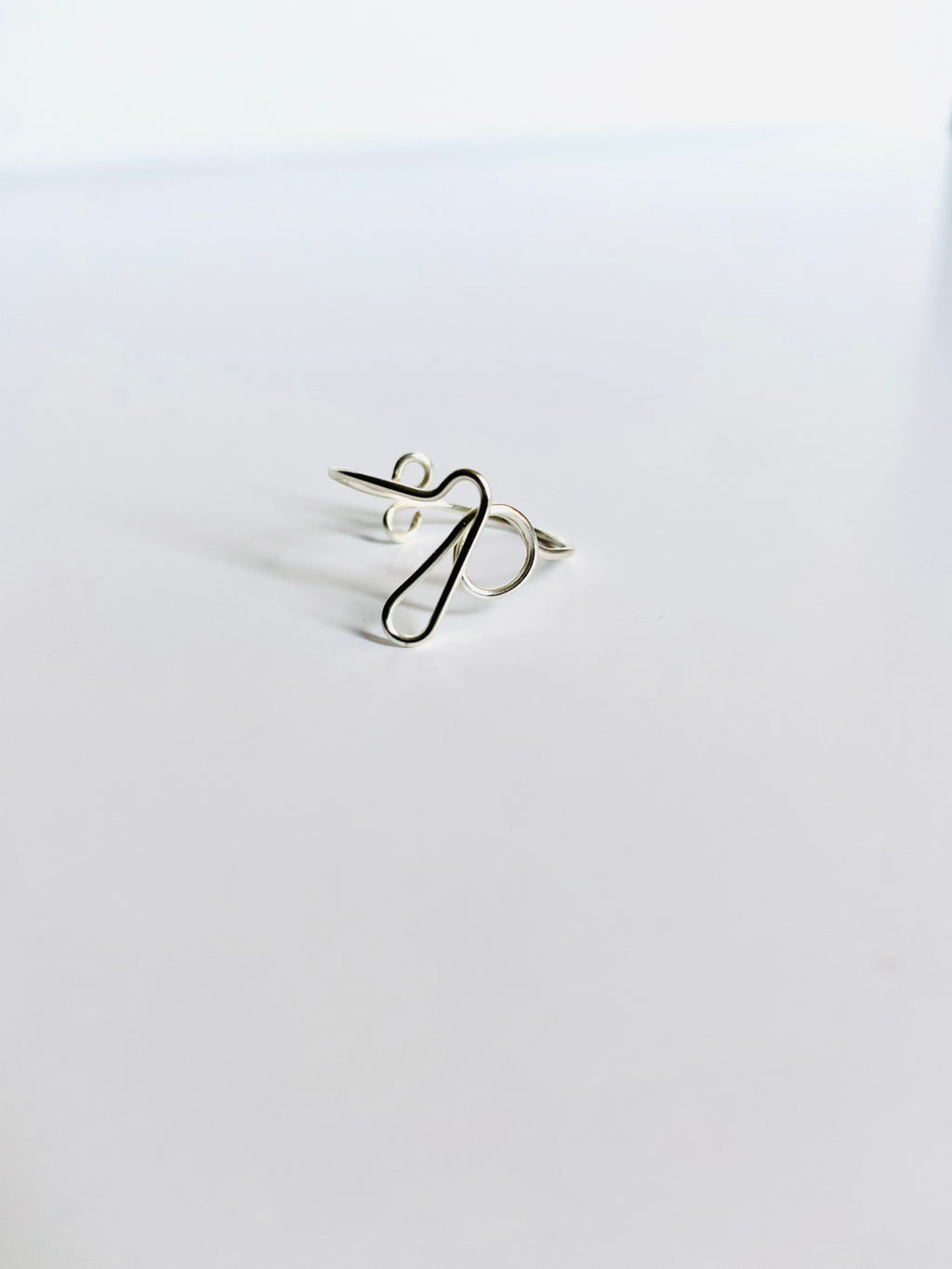 Gretchen Leachman - Initial Wire Wrapped Rings