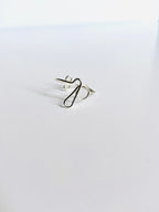Gretchen Leachman - Initial Wire Wrapped Rings