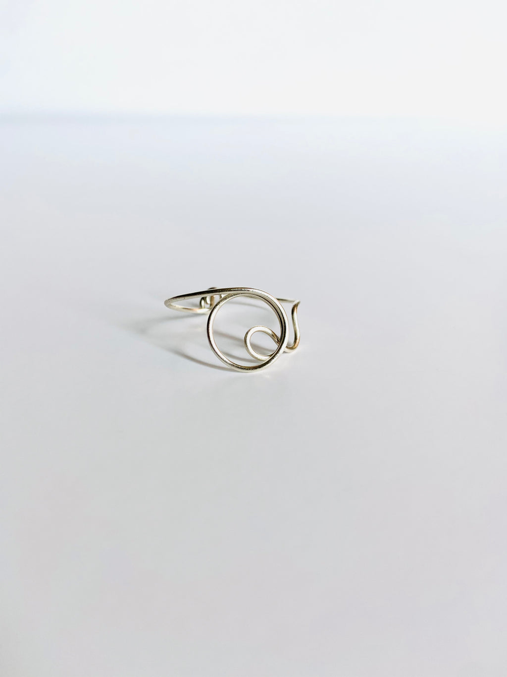 Gretchen Leachman - Initial Wire Wrapped Rings