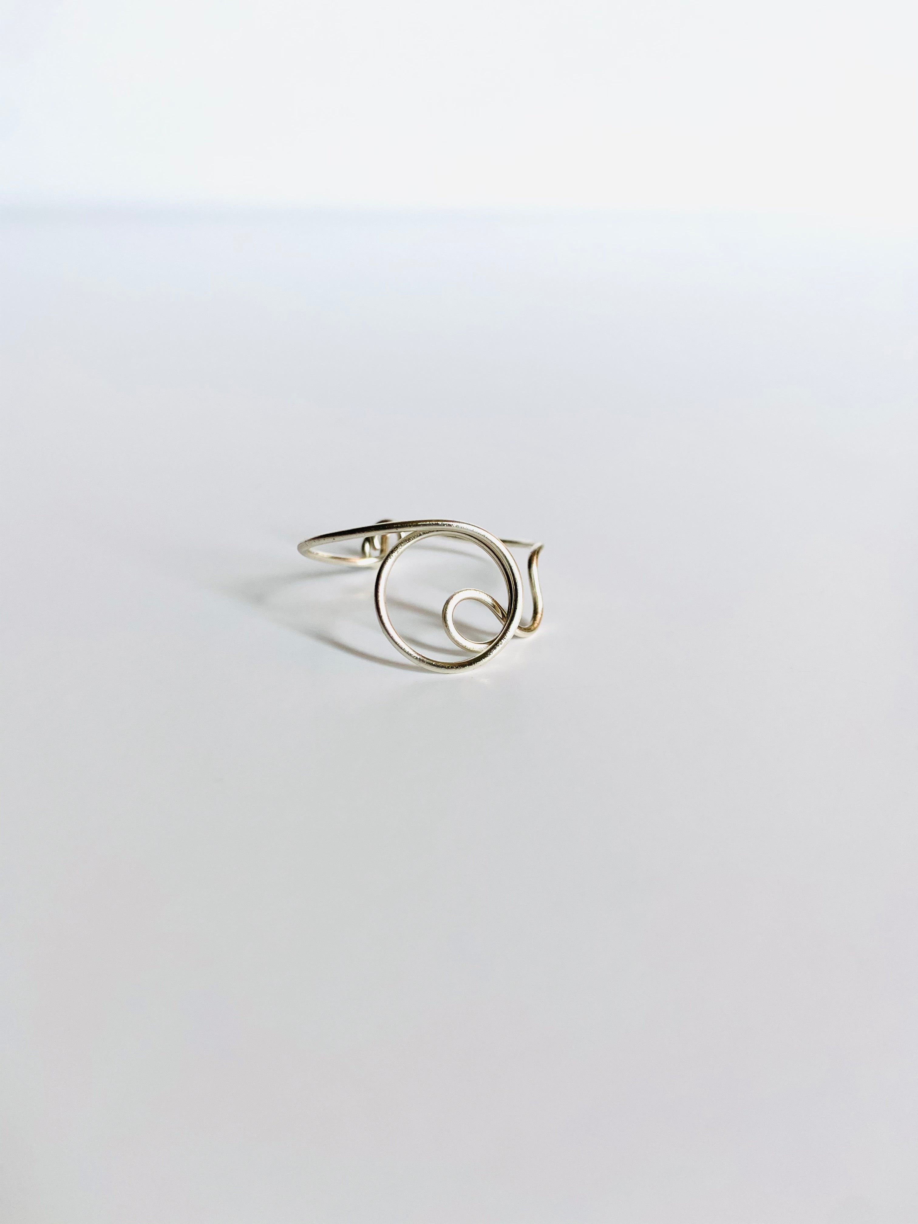 Gretchen Leachman - Initial Wire Wrapped Rings