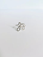 Gretchen Leachman - Initial Wire Wrapped Rings