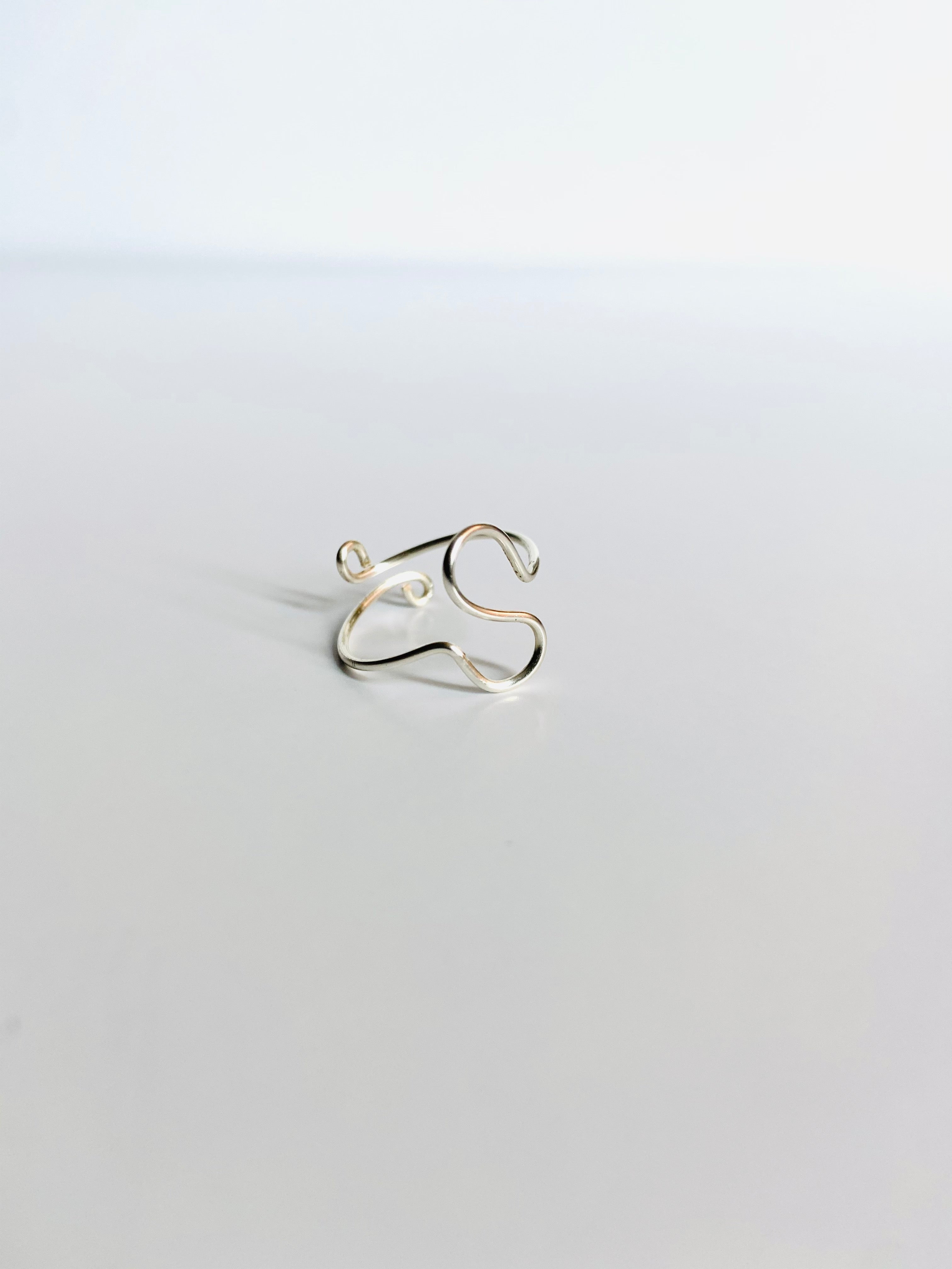 Gretchen Leachman - Initial Wire Wrapped Rings