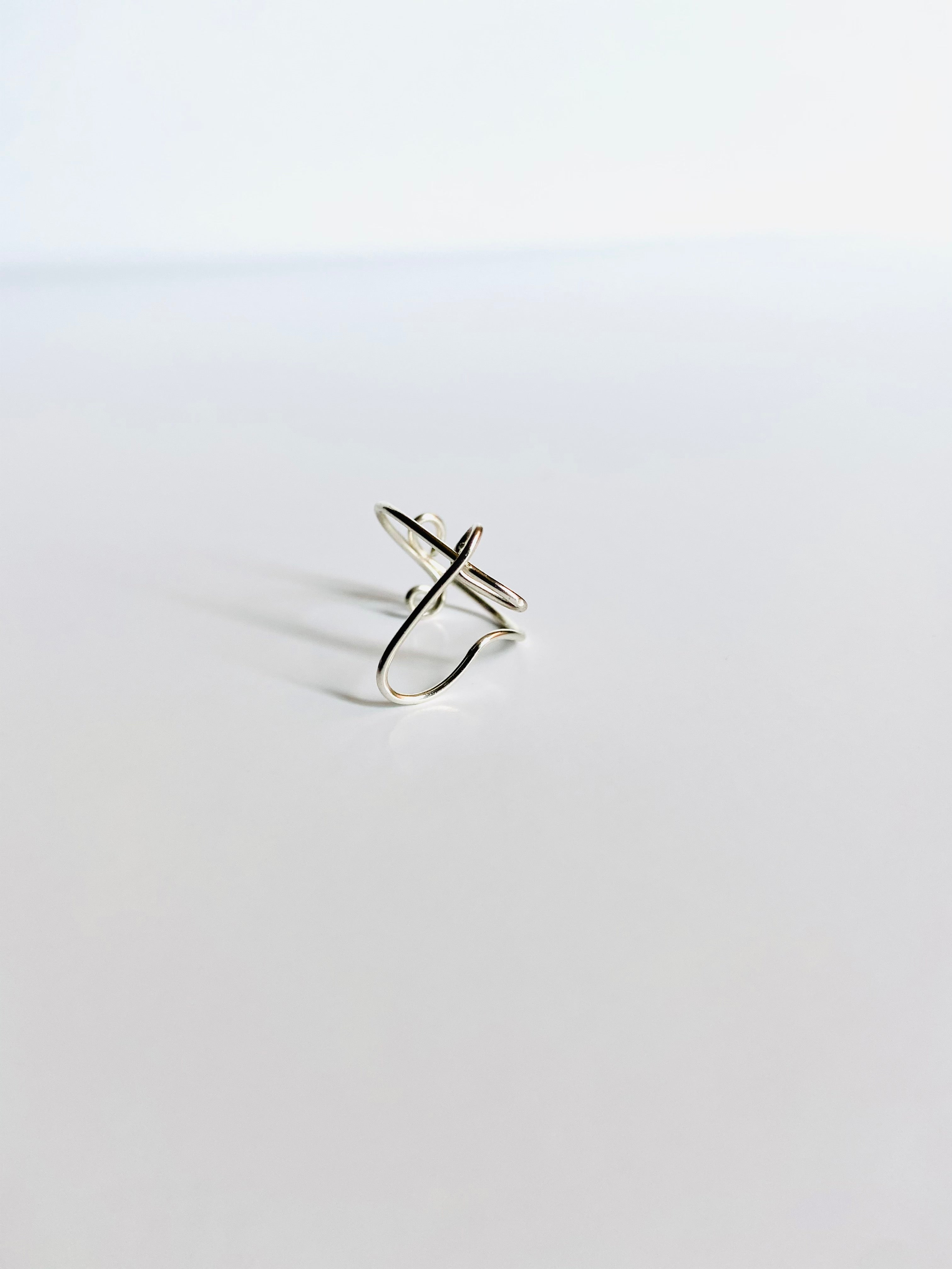 Gretchen Leachman - Initial Wire Wrapped Rings