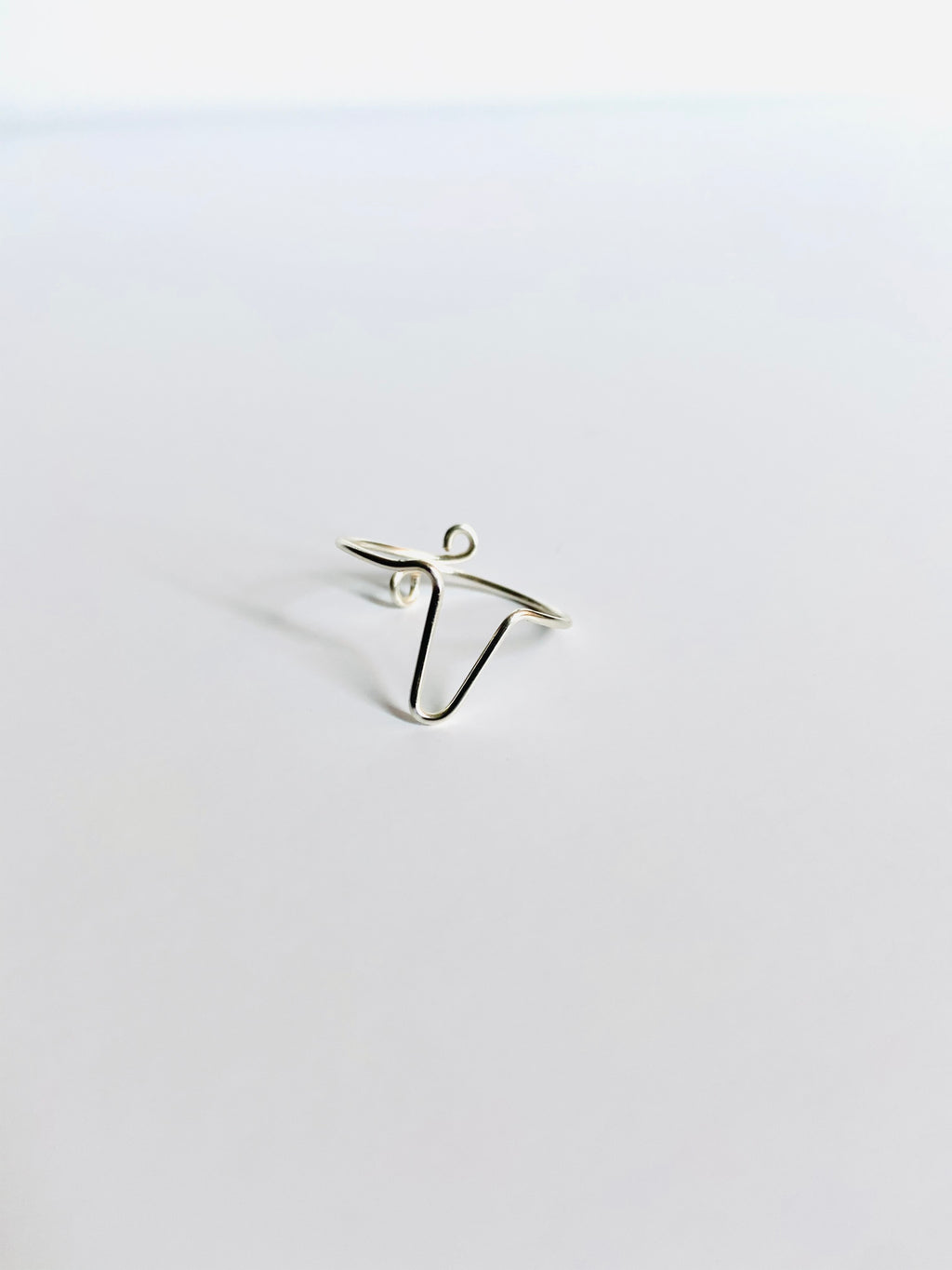 Gretchen Leachman - Initial Wire Wrapped Rings
