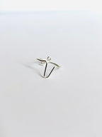 Gretchen Leachman - Initial Wire Wrapped Rings