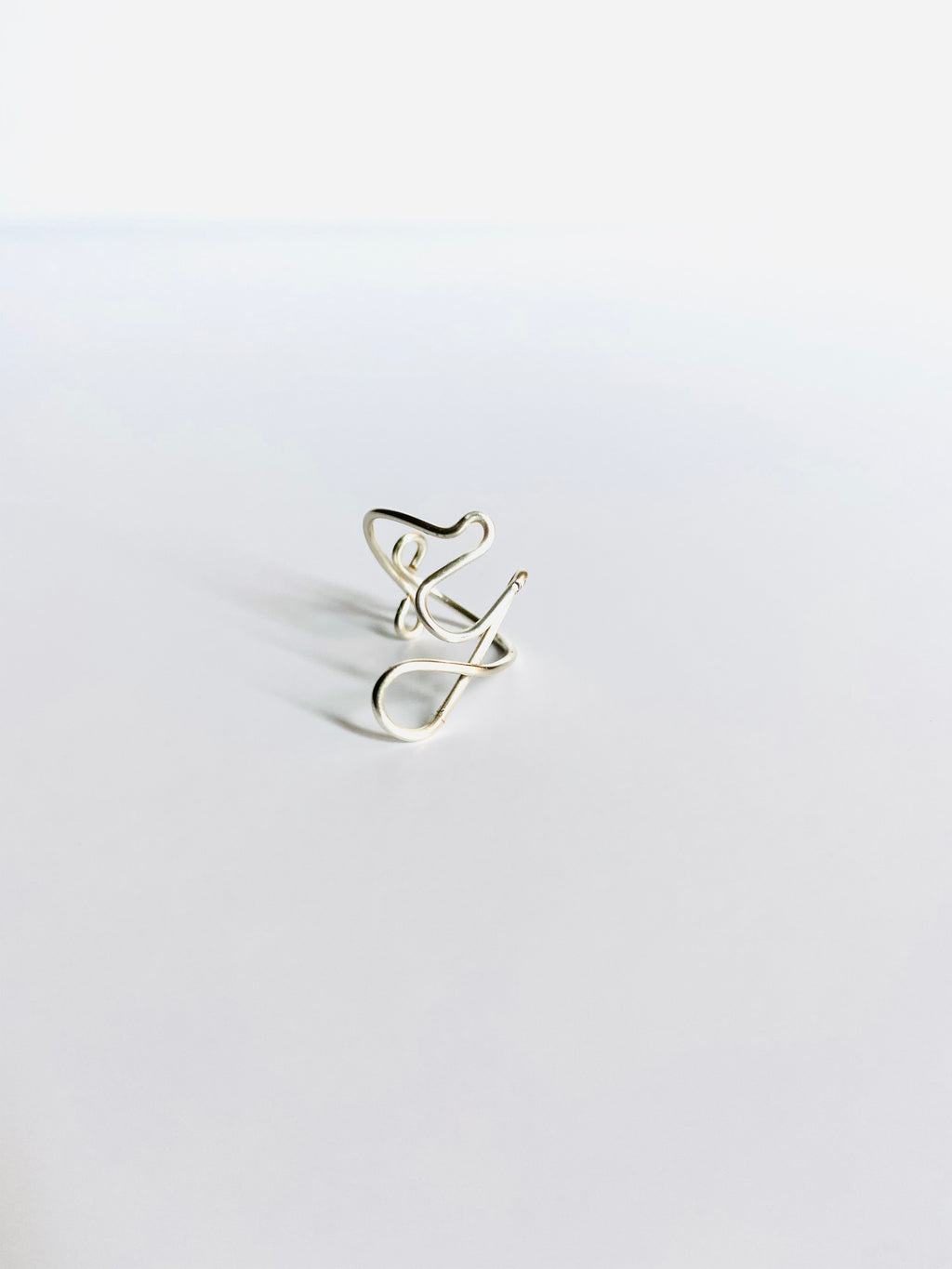 Gretchen Leachman - Initial Wire Wrapped Rings