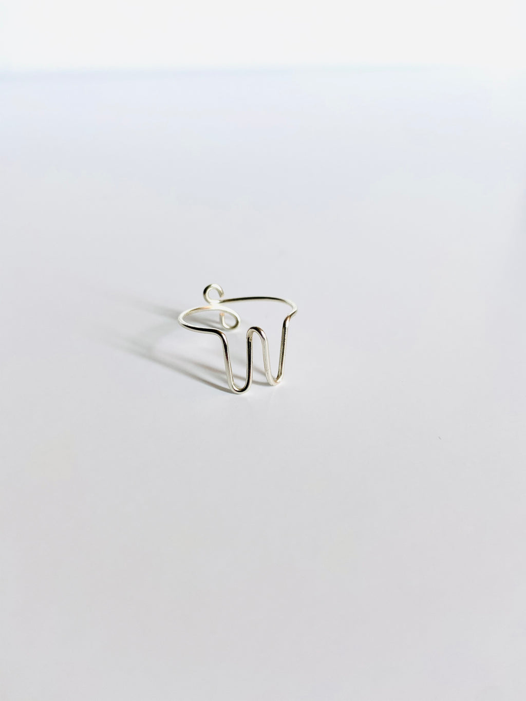 Gretchen Leachman - Initial Wire Wrapped Rings
