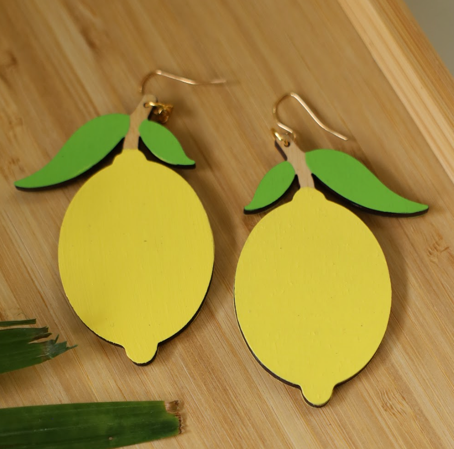 Le Chic Miami - Lemon Dangle Earrings