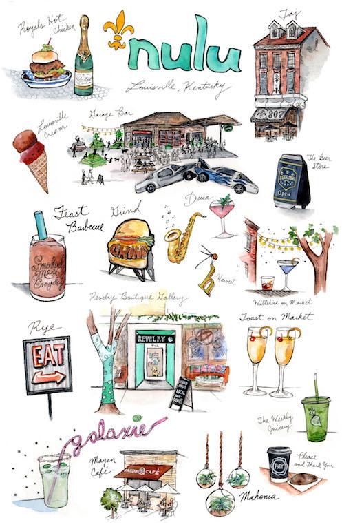 Bri Bowers - Nulu Neighborhood Print 11x17