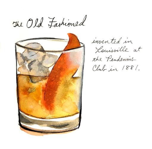 Old Fashioned History Watercolor Print by Bri Bowers