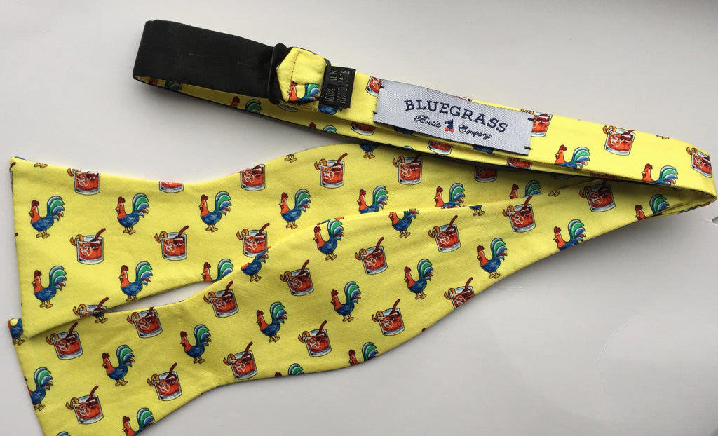 Bluegrass Bowtie Company - Yellow Cocktail Bowtie