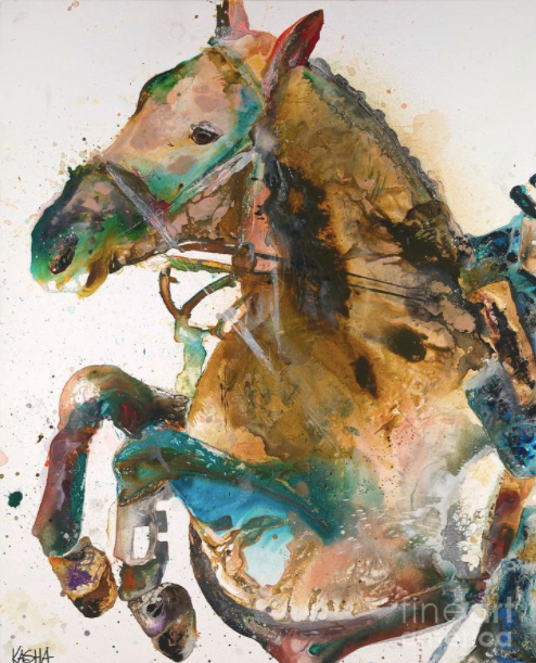 Horse - Giclee Canvas Print by Kasha Ritter