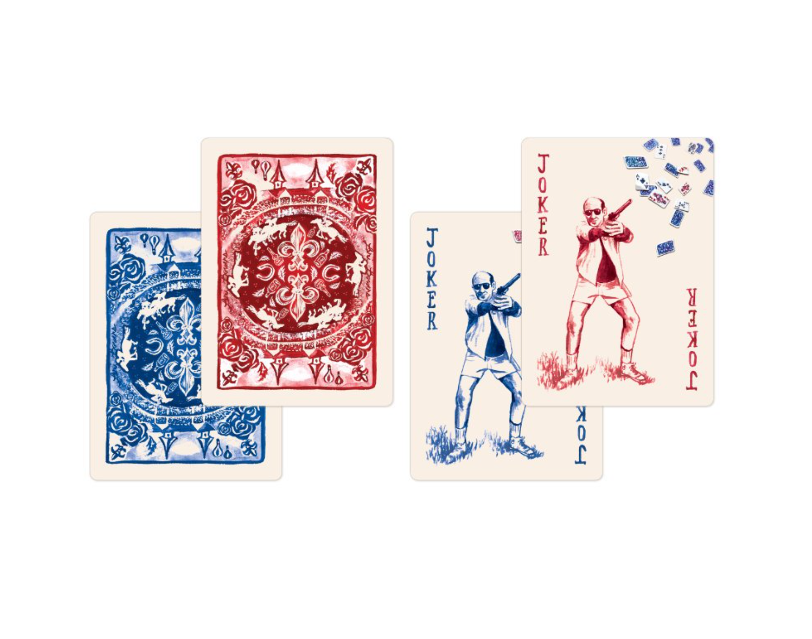 Bri Bowers - Red Louisville Playing Cards