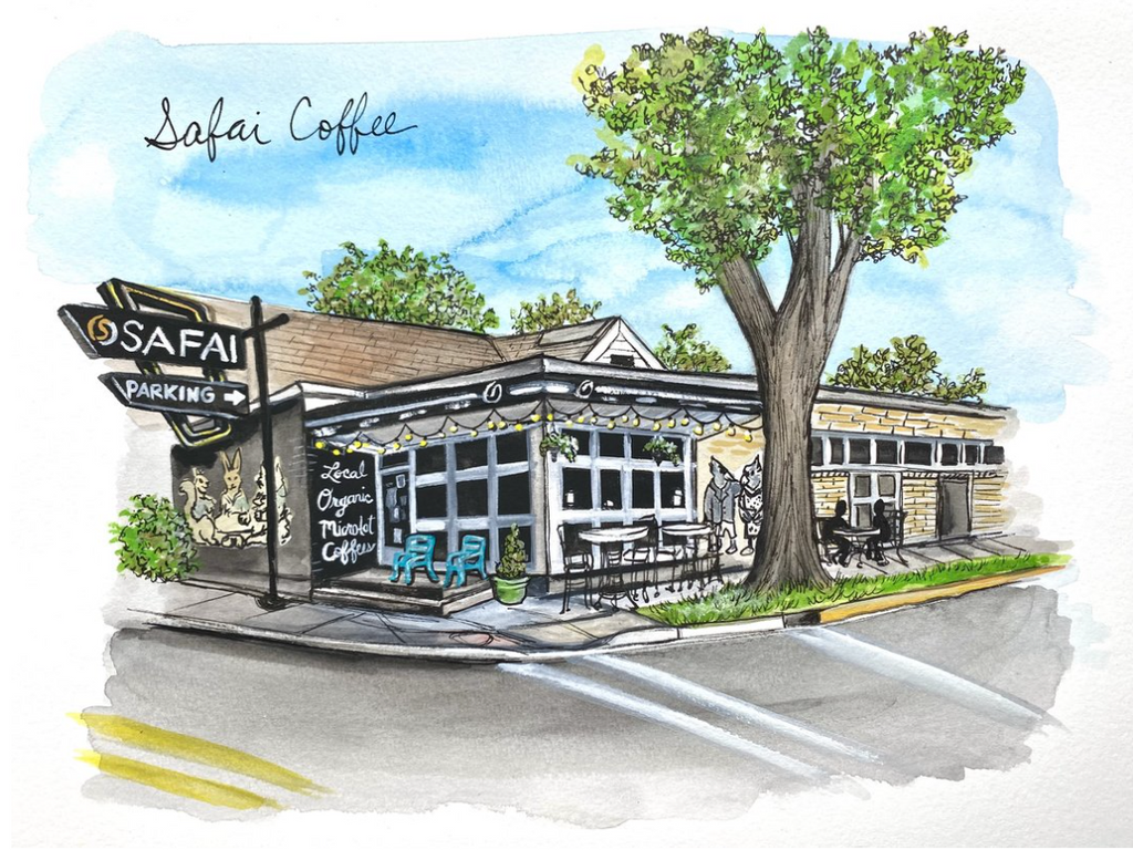 Safai Coffee Print by Bri Bowers