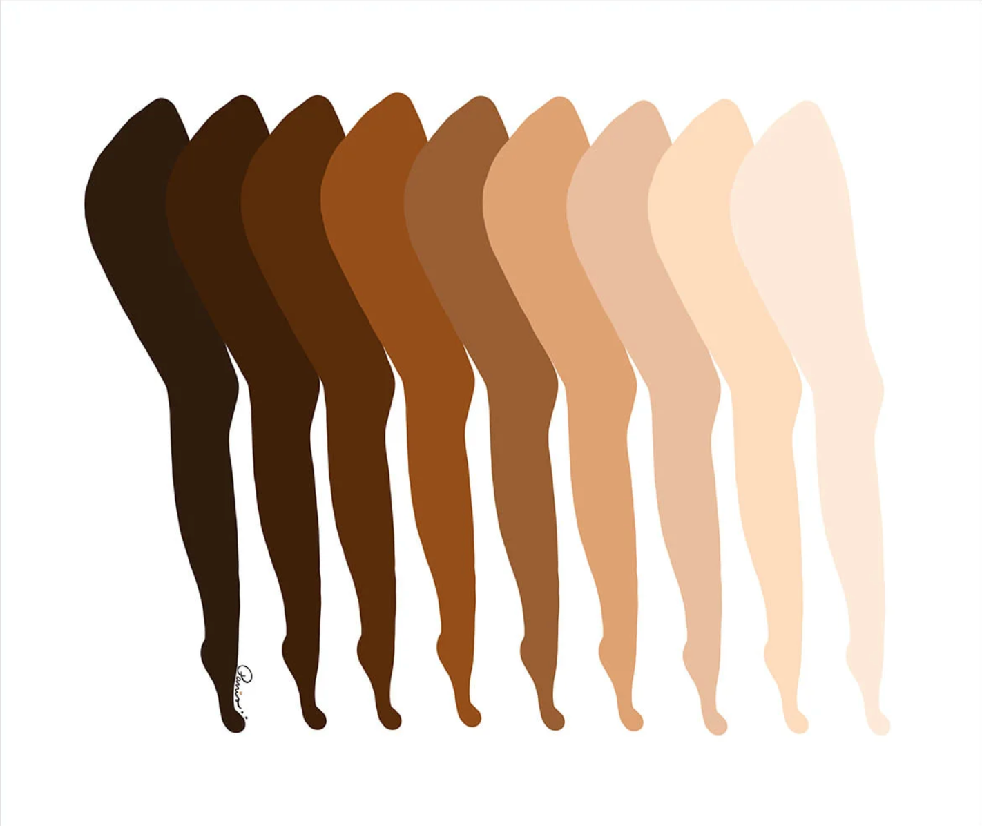 Lovely Earthlings - Shades of Legs Print