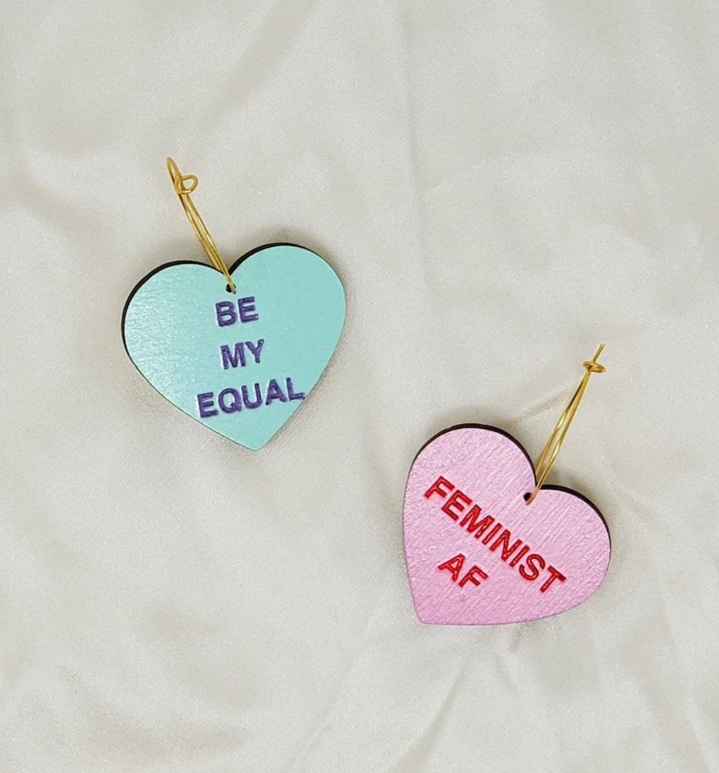 Le Chic Miami - Candy Heart Hoop Earrings