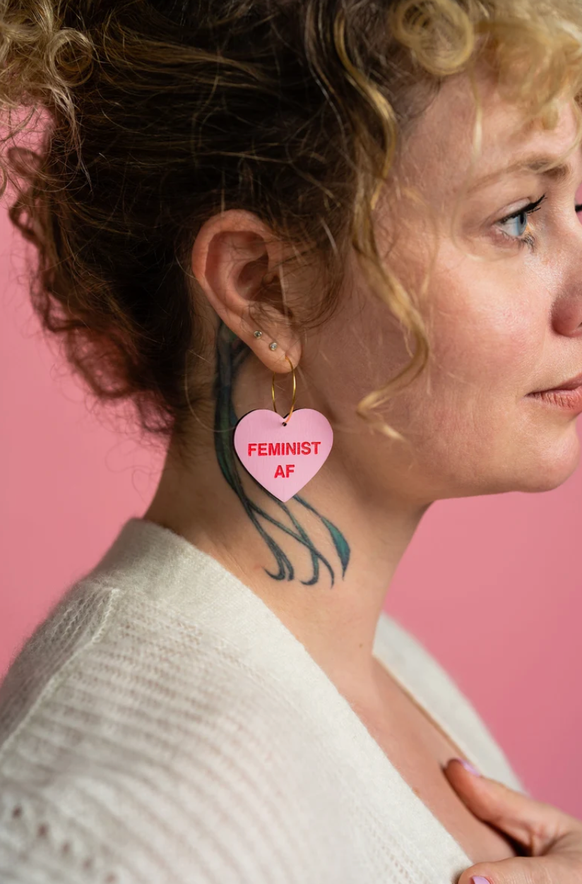 Le Chic Miami - Candy Heart Hoop Earrings