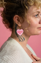 Le Chic Miami - Candy Heart Hoop Earrings