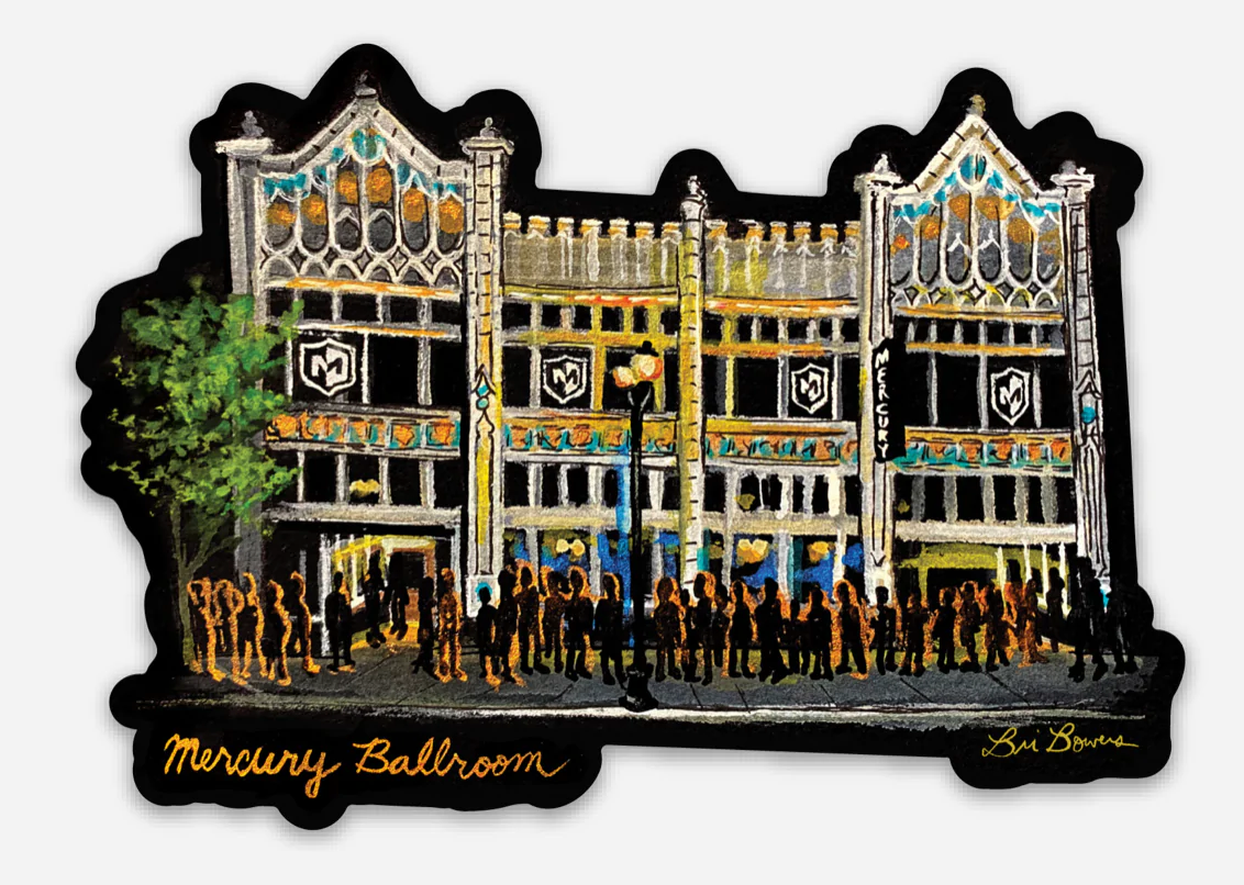 Bri Bowers - Mercury Ballroom Sticker
